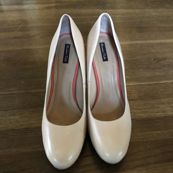 Massimo Dutti Nude 4 1/2 “ Hidden Platform Heels Size 9 (40) - Picture 2 of 9